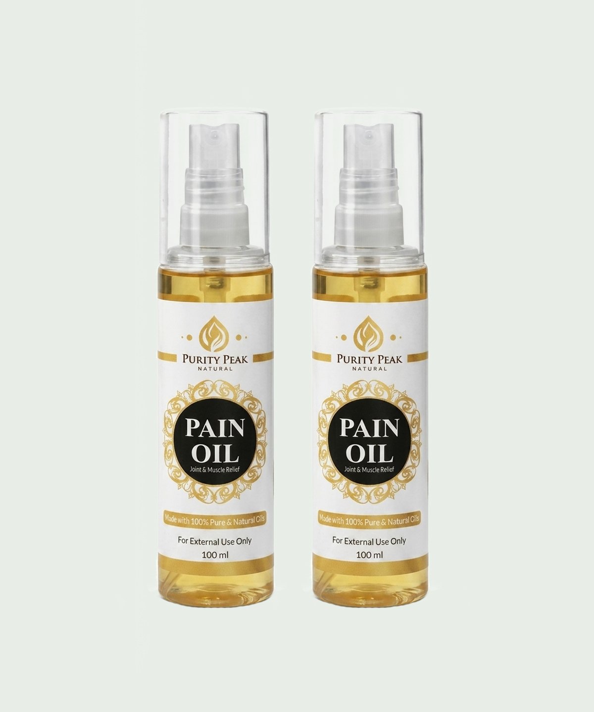 Natural Pain Relief Oil (Pack of 2)